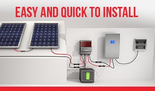 Storage System Solar Eclipse - Easy and quick to install