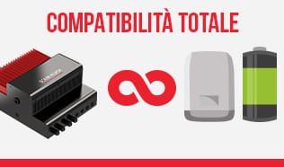 Sistema di accumulo fotovoltaico Solar Eclipse - Compatibile con tutti gli inverter e tutti i tipi di batteria